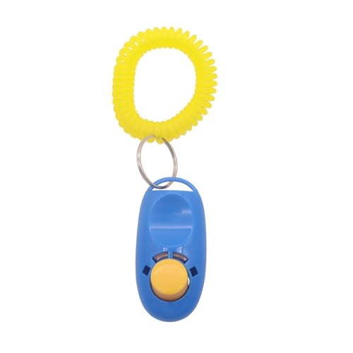 CHUANYGU Professionelles Hundetraining Clicker mit Handschlaufe - Haustier Clicker Trainer Tool für Hunde oder Katzen - Haltbare Tragbare Verhaltenshilfe mit Sound Keychain CHUANYGU Professionelles Hundetraining Clicker mit Handschlaufe - Haustier Clicker Trainer Tool für Hunde oder Katzen - Haltbare Tragbare Verhaltenshilfe mit Sound Keychain von CHUANYGU