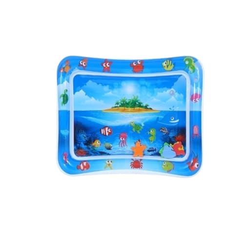 CHUANYGU Sensor-Wasser-Gaming-Matte für Katzen – interaktives Kühlkissen, berührungsempfindliche Haustier-Spielmatte, tragbar und wiederverwendbar für den Innen- und Außenbereich (rechteckig) von CHUANYGU
