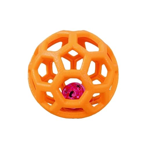 CHUANYGU TPR Pet Chew Ball mit Glocke - Interaktives Zahnspielzeug für Hunde & Katzen, Zahnreinigung & Zahnfleischmassage, 9 cm, blauer Gummiball CHUANYGU TPR Pet Chew Ball mit Glocke - Interaktives Zahnspielzeug für Hunde & Katzen, Zahnreinigung & Zahnfleischmassage, 9 cm, blauer Gummiball von CHUANYGU