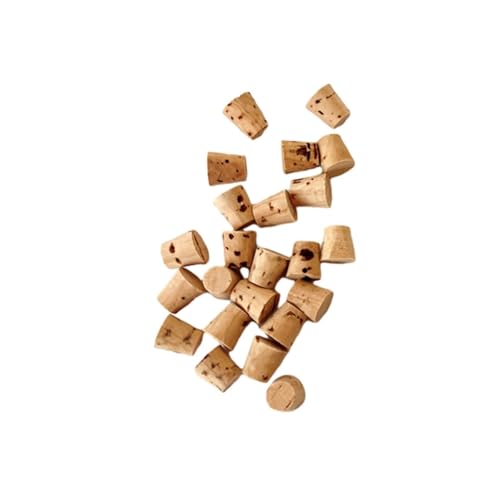 CHUANYGU Vogel-Kauspielzeug aus natürlichem Holz mit Korken für Papageien, Wellensittiche und kleine Vögel, Käfig-Hängende Backenzähne & Übungsspielzeug (C) von CHUANYGU