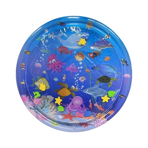 CHUANYGU Wassersensorische Spielmatte für Katzen und Hunde – verdicktes PVC-Haustier-Kühlkissen für drinnen und draußen – anwendbar für kleine Haustiere zum Faulenzen, Schlafen und Spielen (G) von CHUANYGU