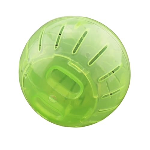Gymnastikball für Kleintiere, leises Laufrad für Zwerghamster, Rennmäuse und andere kleine Haustiere, 9,9 cm, Grün Gymnastikball für Kleintiere, leises Laufrad für Zwerghamster, Rennmäuse und andere kleine Haustiere, 9,9 cm, Grün von CHUANYGU