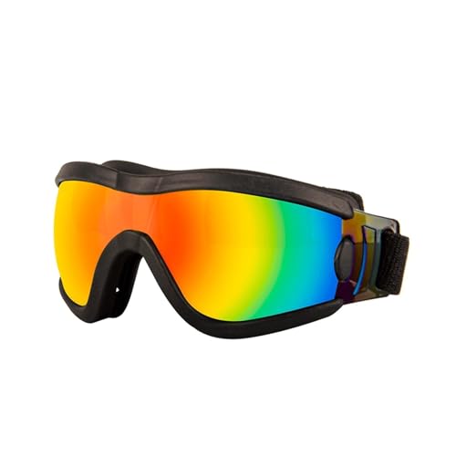 Hundebrille für Hunde mit langer Schnauze, UV-Schutz, Sonnenbrille, Outdoor-Aktivitäten, Reisen, verstellbar, bequeme Passform für kleine, mittelgroße und große Rassen (L) von CHUANYGU