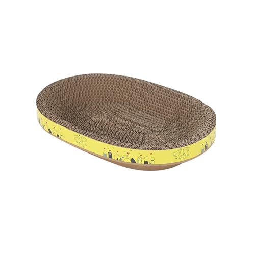 Kratzmatte aus Wellpappe, multifunktionales Kratzbett für Indoor-Katzen, schützt Möbel Kratzmatte aus Wellpappe, multifunktionales Kratzbett für Indoor-Katzen, schützt Möbel von CHUANYGU