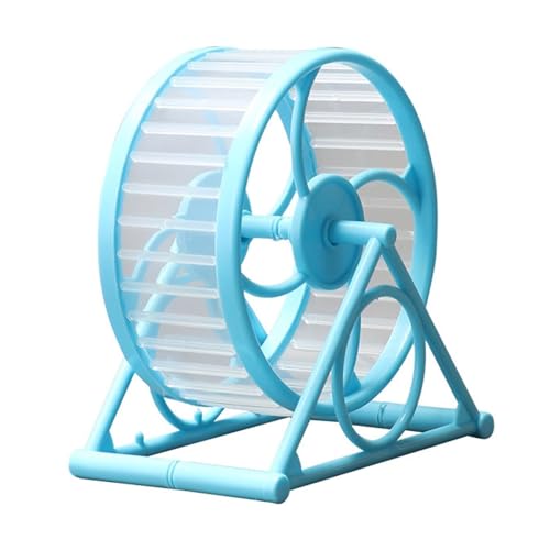 Laufrad für syrische Zwerghamster und kleine Haustiere, Laufrad für Rennmäuse und Nagetiere, 14 cm, Blau von CHUANYGU