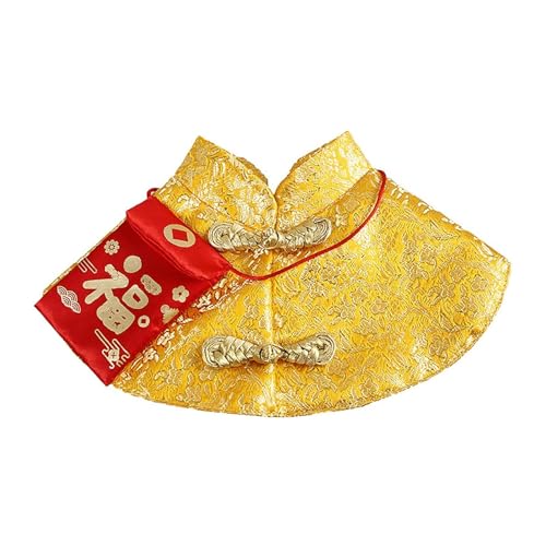 Neujahrs-Hundekostüm, Frühlingsfest, Haustierumhang mit rotem Umschlag-Design für Katzen, Hunde, Urlaubsfoto, Größe XS von CHUANYGU