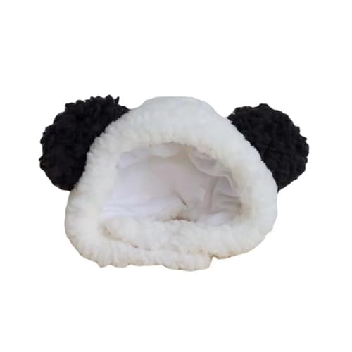 Panda-Hut für Haustiere, Katzen- und Hundekostüm mit verstellbarem Riemen, weiche Plüsch-Kopfbedeckung, hält warm, Cosplay-Zubehör, Verkleidung, lustige Foto-Requisite Panda-Hut für Haustiere, Katzen- und Hundekostüm mit verstellbarem Riemen, weiche Plüsch-Kopfbedeckung, hält warm, Cosplay-Zubehör, Verkleidung, lustige Foto-Requisite von CHUANYGU