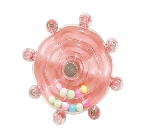 Rotierendes Papageienspielzeug für große Vögel, Umweltanreicherung mit einfacher Installation, Lila, Blau, Gelb (Rosa) von CHUANYGU