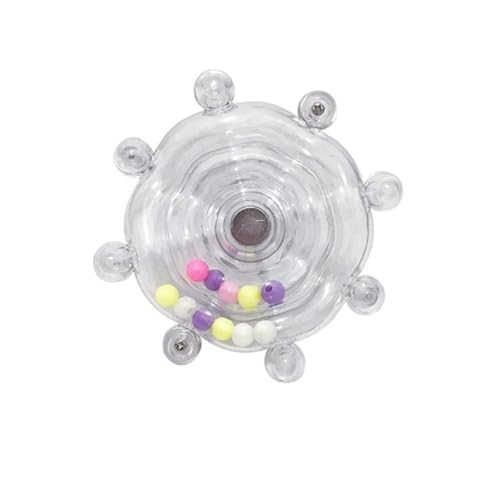 Rotierendes Papageienspielzeug für große Vögel, Umweltanreicherung mit einfacher Installation, Violett, Blau, Gelb (transparent) von CHUANYGU