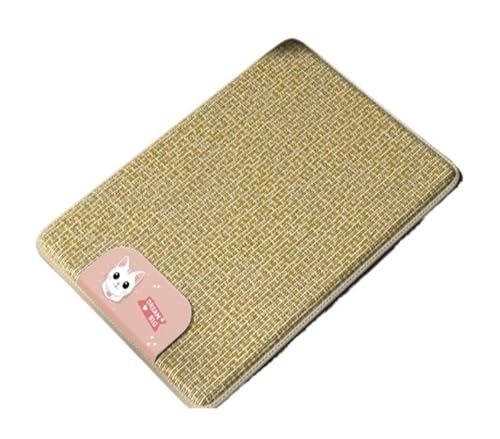 Sommer-Kühlmatte für Katzen und Hunde, rutschfeste, atmungsaktive Rattan-Haustiermatte, Eisseide-Kühlkissen für gleichmäßige Wärmeableitung (Katze, XL) von CHUANYGU
