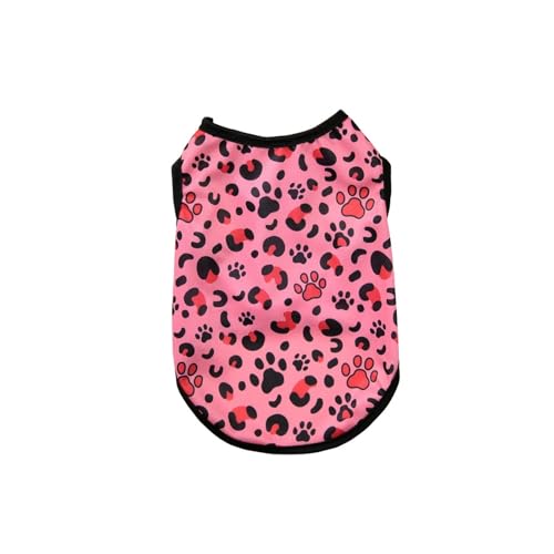 Sommer-Netz-Haustierweste für kleine Hunde und Katzen, atmungsaktiv, weich, kratzfest, französische Bulldogge, Yorkshire, Chihuahua, leicht, bequem (Rosa, XL) von CHUANYGU