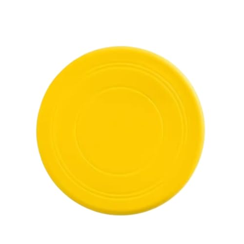 Strapazierfähige Gummi-Fliegenscheibe für Hunde – interaktives Apportierspielzeug mit bissfestem Design für Outdoor-Training, Übung und Spielen – weiche, schwimmende Frisbee für Welpen und erwachsene von CHUANYGU