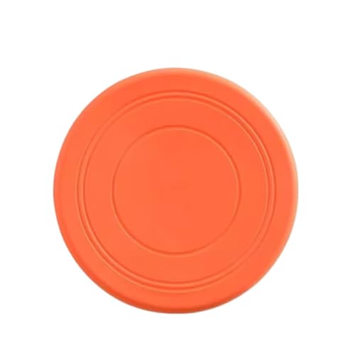 Strapazierfähige Gummi-Fliegenscheibe für Hunde – interaktives Apportierspielzeug mit bissfestem Design für Outdoor-Training, Übung und Spielen – weiche, schwimmende Frisbee für Welpen und erwachsene von CHUANYGU