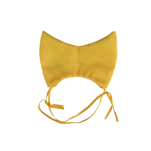 Wasserfeste Duschhaube für Katzen, zum Baden, weich, verstellbar, Ohrenschutz, Haustierpflege-Zubehör, anwendbar für verschiedene Größen von Katzen, Heimgebrauch (gelb) von CHUANYGU