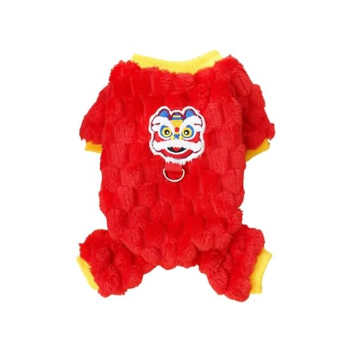 Winter-Hundemantel, dicker Fleecepullover für kleine, mittelgroße und große Hunde, warme Haustierbekleidung mit weichem Fellfutter (B,XXXXL) von CHUANYGU