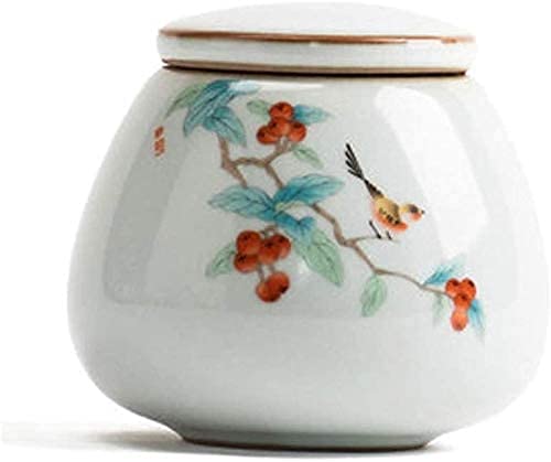 Urnen, Urnen for menschliche Asche, Haustierurnen for Erwachsene in voller Größe, for Asche, Einäscherungsurnen, Bestattungsurnen, Keramik-Gartenurnen for Asche (Farbe: Weiß3) von CHUDOU
