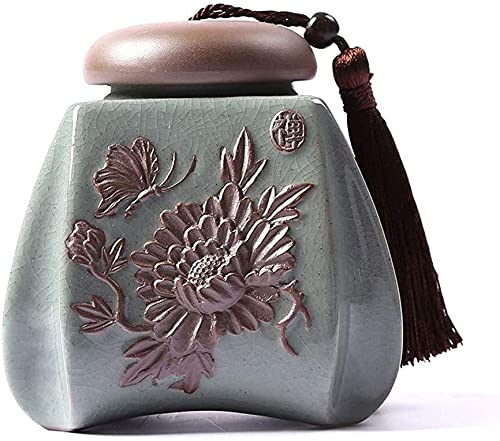 Urnen, Urnen for die Asche von Erwachsenen, Bestattungsurnen for die Asche von Erwachsenen, Urnen for Asche, geprägte Keramik-Bestattungsurne, versiegeltes Zuhause, lila Sand, Vintage-Gedenk-Weng-Haus Urnen, Urnen for die Asche von Erwachsenen, Bestattungsurnen for die Asche von Erwachsenen, Urnen for Asche, geprägte Keramik-Bestattungsurne, versiegeltes Zuhause, lila Sand, Vintage-Gedenk-Weng-Haus von CHUDOU
