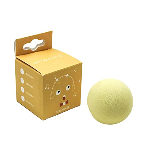 CHULIMAMAO 1 x Teaser-Ball für Kätzchen, Gravitationsball, Zubehör, simulierter Anziehungs-Sound, O7I2, Training für Haustiere von CHULIMAMAO