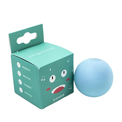 CHULIMAMAO 1 x Teaserball für Kätzchen, Gravitationsball, Zubehör, simulierte Anziehungskraft, Haustier-Sound-Training, O7I2 von CHULIMAMAO