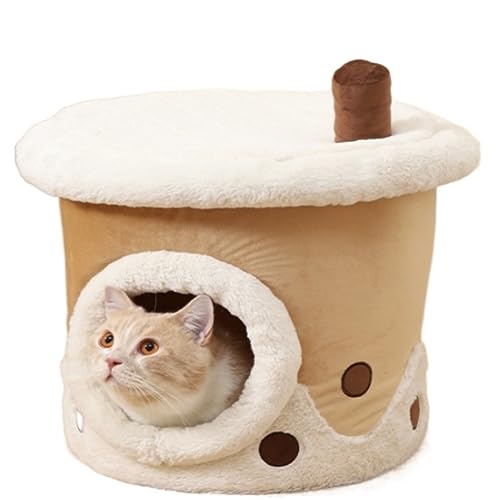 Bett für Hund und Katze, rundes Bett für Katzen, weiches und langes Plüschbett für Hunde, Produkte für Haustiere, Kissen, Katzenmatte, Schlafsofa, Hundebett, Ga Bett für Hund und Katze, rundes Bett für Katzen, weiches und langes Plüschbett für Hunde, Produkte für Haustiere, Kissen, Katzenmatte, Schlafsofa, Hundebett, Ga von CHUNXVLI