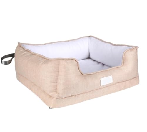 CHUNXVLI Katzenbett, Hundebett, Hundebett für kleine und mittelgroße Hunde, luxuriös, ultra-bequemes Sofa, Haustierbett mit abnehmbarem, waschbarem Bezug, Haustierbett für Hunde und Katzen, D, 45 x 55 CHUNXVLI Katzenbett, Hundebett, Hundebett für kleine und mittelgroße Hunde, luxuriös, ultra-bequemes Sofa, Haustierbett mit abnehmbarem, waschbarem Bezug, Haustierbett für Hunde und Katzen, D, 45 x 55 von CHUNXVLI