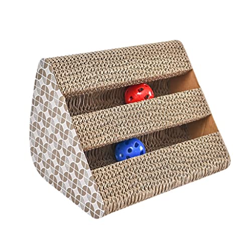 CHUNXVLI Kratzpappe Für Katzen Cat Scratcher Cardboard Wendbare Gewellte Katzenkratzunterlage Recycle Scratcher Board Für Möbelschutz Kratzbretter Katze CHUNXVLI Kratzpappe Für Katzen Cat Scratcher Cardboard Wendbare Gewellte Katzenkratzunterlage Recycle Scratcher Board Für Möbelschutz Kratzbretter Katze von CHUNXVLI