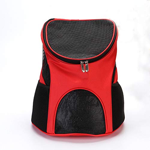 CHYIR Haustier-Rucksack mit Gitter (für kleine Hunde, Katzen und Welpen), bequemer Katzen- und Hundetrag, Fluggäste sind zugelassen für Wanderungen, Camping und Outdoor. von CHYIR