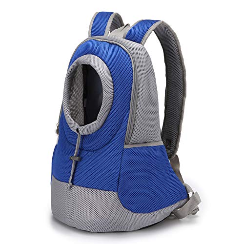 CHYIR Haustier-Rucksack mit atmungsaktivem Kopfdesign und doppelter Netz-Baumwoll-Schulterpolster, geeignet für Reisetaschen, Fahrräder, Wandern von CHYIR