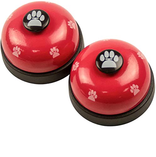 Chyir Hundetrainings-Glocke, 2-teiliges Hundetöpfchentraining und Kommunikations-Ausrüstung, interaktives Spielzeug von CHYIR