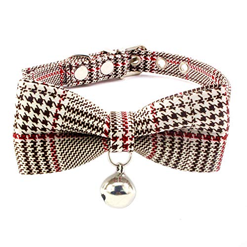 Prinzessinnen-Halsband mit Schleife und Glöckchen für Katzen und Hunde von CHYIR
