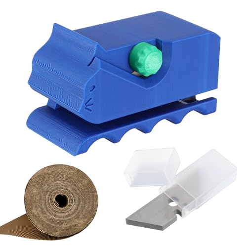 Kartonschneider für Katzenkratzer mit 10 Klingen, 3D-bedruckter Kartonschneider für DIY-Katzenkratzer, Handschneidemaschine, Kartonstreifenwerkzeug für Katzenliebhaber, Kratzzubehör und Teile Kartonschneider für Katzenkratzer mit 10 Klingen, 3D-bedruckter Kartonschneider für DIY-Katzenkratzer, Handschneidemaschine, Kartonstreifenwerkzeug für Katzenliebhaber, Kratzzubehör und Teile von CIATBYYJ