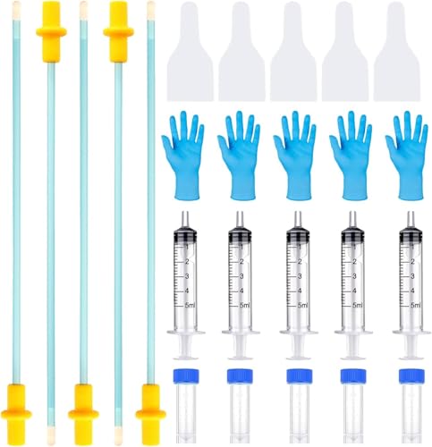 CIETER 5 Set Künstliche Befruchtung Hund Zucht Kit, Einweg Hund Künstliche Befruchtung Kit, Hund Insemination Breeder Kit, Hund Zucht Supplies. (15,7 Zoll) von CIETER