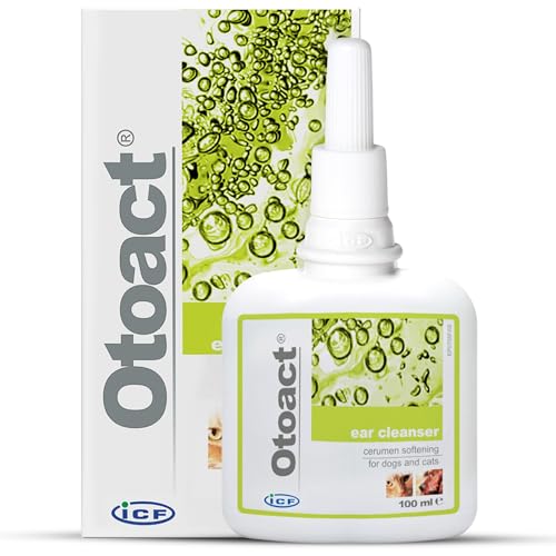 CIF Otoact, ceruminolytic ear cleaner for dogs and cats, 100ml von ICF