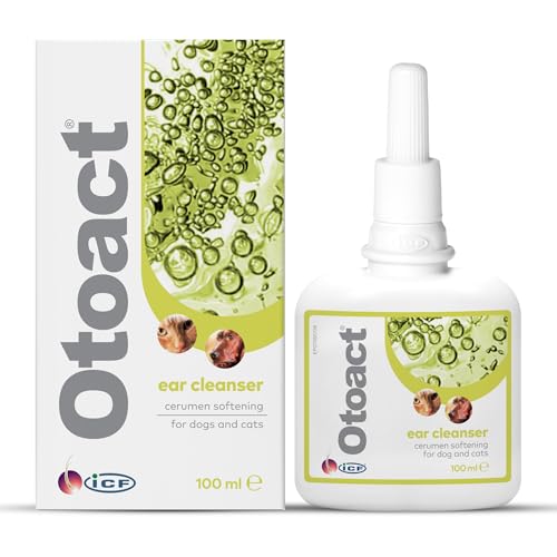 CIF Otoact, ceruminolytic ear cleaner for dogs and cats, 100ml von ICF