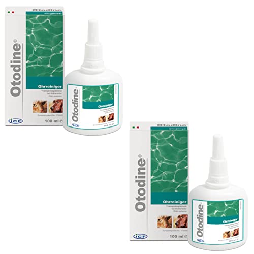 iCF Otodine Ohrreiniger für Hunde und Katzen - SET - 2 x 100 ml von ICF