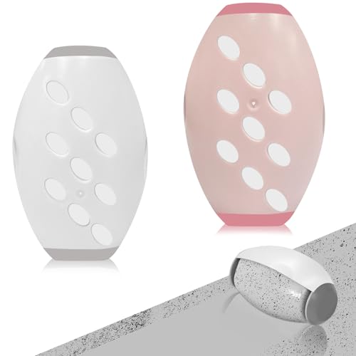 CIGAA 2 Stück Fusselrolle Wiederverwendbar, Waschbarer Tierhaarentferner Fusselrolle, Wiederverwendbare Fusselrolle für Kleidung, Sofa, Auto-Klebrige Gel Fusselroller Ball für Haustier Haar von CIGAA