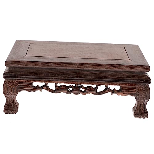 CIMAXIC Blumentopf Im Chinesischen Stil Holzsockel Bastelhalter Aufbewahrungssockel Aus Palisander Heimdekoration Raumschmuck von CIMAXIC