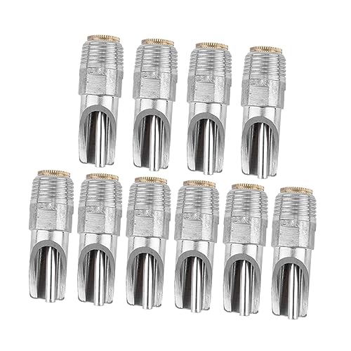 CIMAXIC 10 Stück Schweine Trinker Ventil Fütterung Inkubator Wasserbecher Für Geflügel Hamster Wasserflasche Automatisches Huhn Anlasser Abfluss Verschütten Tragen Rostfreier Stahl Silver von CIMAXIC