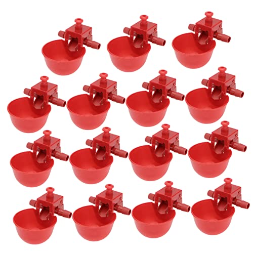 CIMAXIC Rotes Hühnerwasserspender-Set automatische Geflügeltränke Einstellbarer Durchfluss für Hühner Tauben Wachteln und Vögel sicher und einfach CIMAXIC Rotes Hühnerwasserspender-Set automatische Geflügeltränke Einstellbarer Durchfluss für Hühner Tauben Wachteln und Vögel sicher und einfach von CIMAXIC