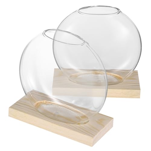 CIMAXIC 2 Sätze Holzvase Anlage Pflanzen Bahnhof Perlit Aquarium büro deko Office deko Tischdekoration filges Tischausbreitungsstation kleine Glasvasen Glas mit hohem Borosilikatgehalt CIMAXIC 2 Sätze Holzvase Anlage Pflanzen Bahnhof Perlit Aquarium büro deko Office deko Tischdekoration filges Tischausbreitungsstation kleine Glasvasen Glas mit hohem Borosilikatgehalt von CIMAXIC