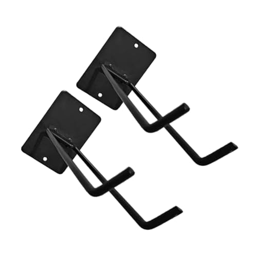 CIMAXIC 2stücke Wandmontierter Besenhalter Für Gartenwerkzeuge Robuster Organizer Für Gartengeräte Schaufeln Schläuche Und Reinigungsutensilien Schwarz Installieren von CIMAXIC