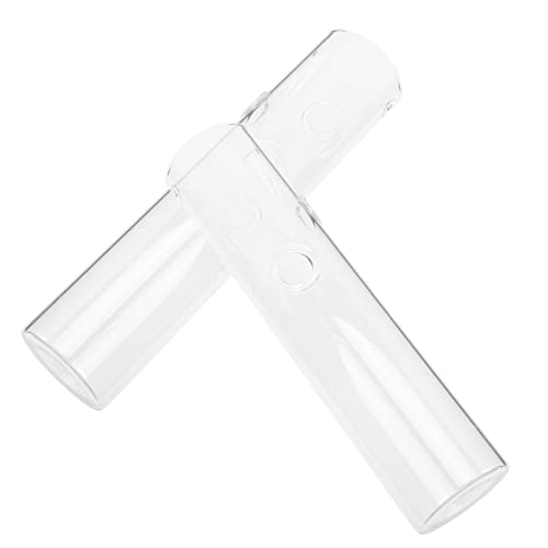 CIMAXIC 2stücke Hängender Glaspflanzer Aus Klarglas Pflanzflasche Mit Holzständer Vasendekoration Für Zuhause Transparente Glasflasche Zum Aufhängen Für Verschiedene Pflanzen CIMAXIC 2stücke Hängender Glaspflanzer Aus Klarglas Pflanzflasche Mit Holzständer Vasendekoration Für Zuhause Transparente Glasflasche Zum Aufhängen Für Verschiedene Pflanzen von CIMAXIC