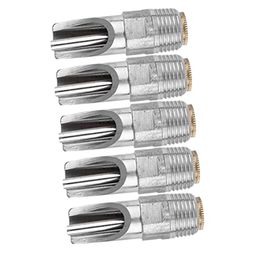 CIMAXIC 5 Stück Automatischer Pfeifenreiniger Werkzeug Schweintränkedüse Aus Edelstahl Edelstahldüsen Zum Trinken Von Schweinen Schweinefutterdüse Aus Metall Rostfreier Stahl Silver von CIMAXIC
