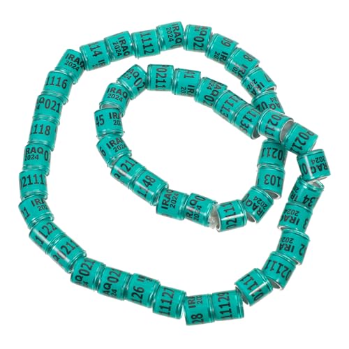 CIMAXIC 50 Stück Taubenbeinringe Nummerierte Vogelidentifikationsbänder Einfach Anzubringen Für Brieftauben Und Andere Vögel Langlebig Und Farbig Vogelbedarf Für Training Und CIMAXIC 50 Stück Taubenbeinringe Nummerierte Vogelidentifikationsbänder Einfach Anzubringen Für Brieftauben Und Andere Vögel Langlebig Und Farbig Vogelbedarf Für Training Und von CIMAXIC