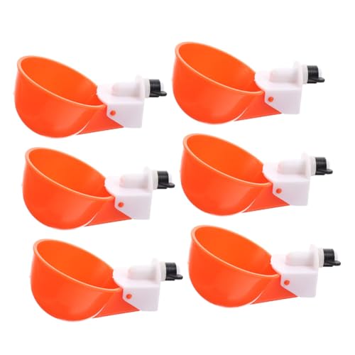 CIMAXIC 6 Stück Automatische Hühnertränken Robuste Wasserbecher für Geflügel Selbstfüllend für Hühner Tauben und Andere Vögel Praktisch und Benutzerfreundlich CIMAXIC 6 Stück Automatische Hühnertränken Robuste Wasserbecher für Geflügel Selbstfüllend für Hühner Tauben und Andere Vögel Praktisch und Benutzerfreundlich von CIMAXIC