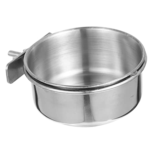 Futternapf Für Vögel Aus Edelstahl Futterhalter Für Papageien Für Käfig Futternapf Für Vogelkäfige Groß 14 cm Waschbar Stabil Futternapf Für Vögel Aus Edelstahl Futterhalter Für Papageien Für Käfig Futternapf Für Vogelkäfige Groß 14 cm Waschbar Stabil von CIMAXIC