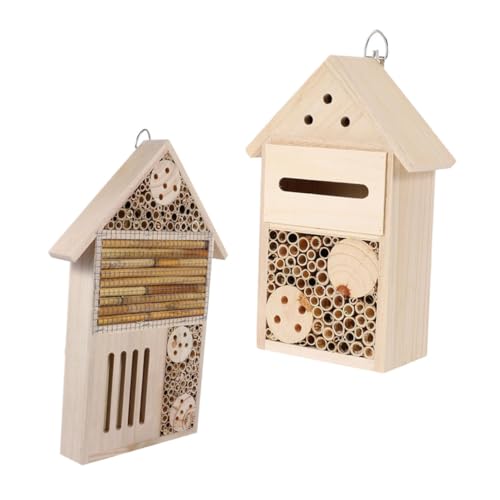 CIMAXIC Hängende Bienenhütte Beobachtungshaus Für Garten Dekoration Insektenhaus Für Wildbienen Maße Für Garten Und Terrasse CIMAXIC Hängende Bienenhütte Beobachtungshaus Für Garten Dekoration Insektenhaus Für Wildbienen Maße Für Garten Und Terrasse von CIMAXIC