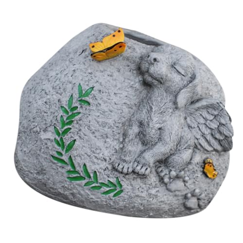CIMAXIC Kleiner Saftiger Blumentopf Spender Zahnpasta Für Hunde Haustiere Brunnen Hundedecke Dackel Bausatz Träger Kiste Mann Korb Puzzle Welpe Zimmertöpfe Für Pflanzen Grey Harz von CIMAXIC