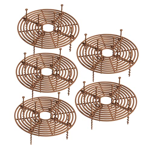 CIMAXIC 5 Stück Blumentopf-gitterabdeckungen für Den Innenbereich Blumentopfschutz Bodenabdeckung für Den Garten Blumentopfabdeckung Blumentopf-zubehör Katze Leicht von CIMAXIC