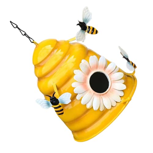 CIMAXIC Vogelnest-Hängeornamente groß Vogelhäuser Verschachtelung hängend außen Garden Decor wetterfestes vogelhaus Vogelnest Dekoration dekoratives Vogelhaus Park Vogelhaus Eisen Yellow CIMAXIC Vogelnest-Hängeornamente groß Vogelhäuser Verschachtelung hängend außen Garden Decor wetterfestes vogelhaus Vogelnest Dekoration dekoratives Vogelhaus Park Vogelhaus Eisen Yellow von CIMAXIC